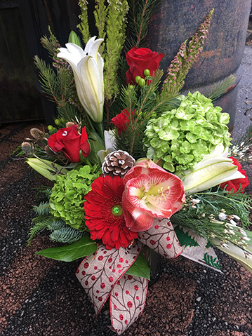 Christmas Silk Flower Arrangements Franklin NC